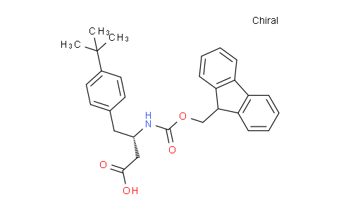 CAS No. 403661-80-3, (S)-3-((((9H-fluoren-9-yl)methoxy)carbonyl)amino)-4-(4-(tert-butyl)phenyl)butanoic acid