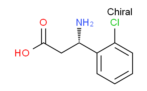 CAS No. 763922-37-8, (S)-3-Amino-3-(2-chlorophenyl)propanoic acid