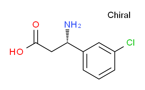 CAS No. 774178-18-6, (S)-3-Amino-3-(3-chlorophenyl)propanoic acid