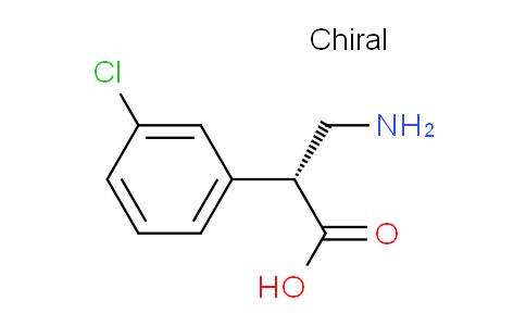 CAS No. 262429-49-2, (R)-3-Amino-3-(3-chlorophenyl)propanoic acid