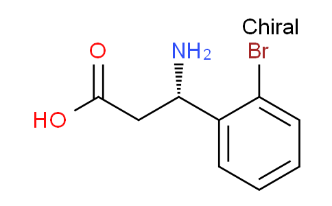 CAS No. 275826-34-1, (S)-3-Amino-3-(2-bromophenyl)propanoic acid