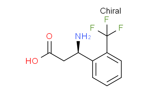 CAS No. 791582-16-6, (R)-3-Amino-3-(2-(trifluoromethyl)phenyl)propanoic acid