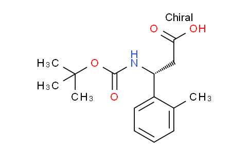 CAS No. 500770-86-5, (R)-3-((tert-Butoxycarbonyl)amino)-3-(o-tolyl)propanoic acid