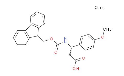 CAS No. 501015-30-1, (S)-3-((((9H-Fluoren-9-yl)methoxy)carbonyl)amino)-3-(4-methoxyphenyl)propanoic acid
