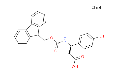 CAS No. 511272-36-9, (R)-3-((((9H-Fluoren-9-yl)methoxy)carbonyl)amino)-3-(4-hydroxyphenyl)propanoic acid