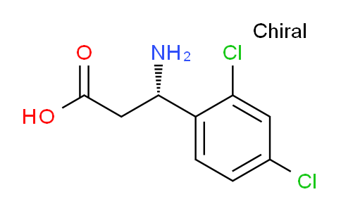 CAS No. 757937-66-9, (S)-3-Amino-3-(2,4-dichlorophenyl)propanoic acid