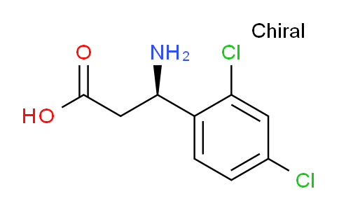 CAS No. 778571-53-2, (R)-3-Amino-3-(2,4-dichlorophenyl)propanoic acid