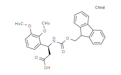 CAS No. 501015-36-7, (S)-3-((((9H-Fluoren-9-yl)methoxy)carbonyl)amino)-3-(2,3-dimethoxyphenyl)propanoic acid