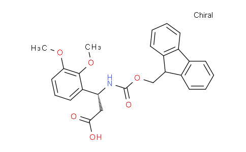 CAS No. 511272-39-2, (R)-3-((((9H-Fluoren-9-yl)methoxy)carbonyl)amino)-3-(2,3-dimethoxyphenyl)propanoic acid