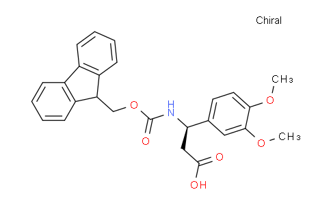 CAS No. 511272-40-5, (R)-3-((((9H-fluoren-9-yl)methoxy)carbonyl)amino)-3-(3,4-dimethoxyphenyl)propanoic acid