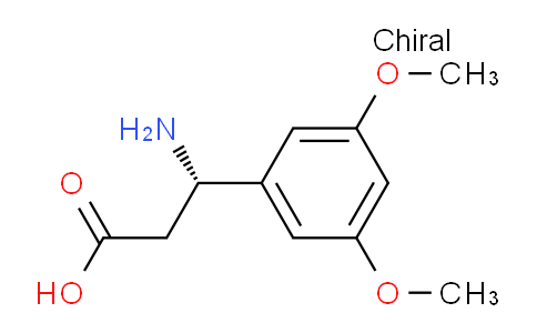 CAS No. 792183-19-8, (S)-3-Amino-3-(3,5-dimethoxyphenyl)propanoic acid
