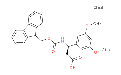 CAS No. 511272-41-6, (R)-3-((((9H-Fluoren-9-yl)methoxy)carbonyl)amino)-3-(3,5-dimethoxyphenyl)propanoic acid