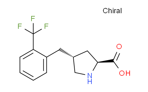 CAS No. 1049981-50-1, (2S,4R)-4-(2-(Trifluoromethyl)benzyl)pyrrolidine-2-carboxylic acid