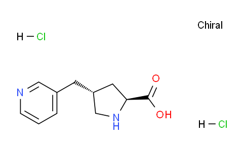 CAS No. 1049754-12-2, (2S,4R)-4-(pyridin-3-ylmethyl)pyrrolidine-2-carboxylic acid dihydrochloride