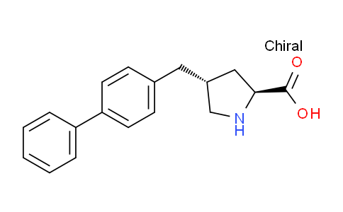 CAS No. 1049982-12-8, (2S,4R)-4-([1,1'-Biphenyl]-4-ylmethyl)pyrrolidine-2-carboxylic acid