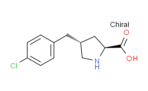 CAS No. 1049978-20-2, (2S,4R)-4-(4-Chlorobenzyl)pyrrolidine-2-carboxylic acid
