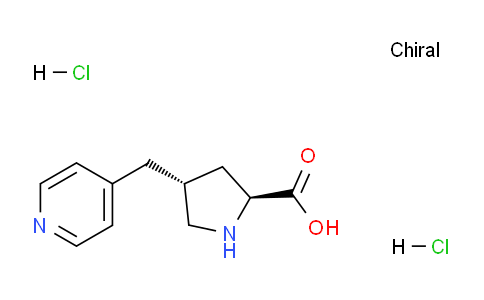 CAS No. 1049754-26-8, (2S,4R)-4-(Pyridin-4-ylmethyl)pyrrolidine-2-carboxylic acid dihydrochloride