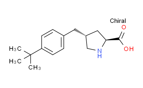 CAS No. 1049982-04-8, (2S,4R)-4-(4-(tert-Butyl)benzyl)pyrrolidine-2-carboxylic acid