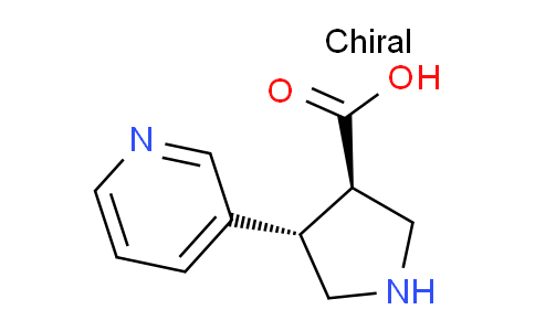 CAS No. 1330830-30-2, (3R,4S)-rel-4-(Pyridin-3-yl)pyrrolidine-3-carboxylic acid