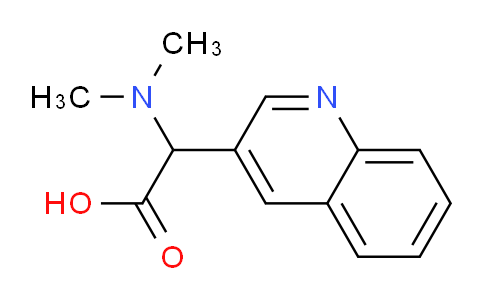 CAS No. 1007913-00-9, 2-(Dimethylamino)-2-(quinolin-3-yl)acetic acid