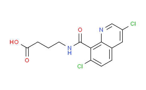 CAS No. 870273-05-5, 4-(3,7-Dichloroquinoline-8-carboxamido)butanoic acid