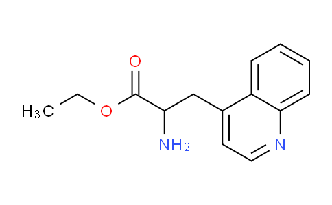 CAS No. 603945-43-3, Ethyl 2-amino-3-(quinolin-4-yl)propanoate
