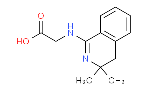 CAS No. 187884-86-2, 2-((3,3-Dimethyl-3,4-dihydroisoquinolin-1-yl)amino)acetic acid