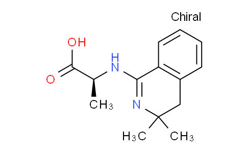 CAS No. 187884-90-8, (S)-2-((3,3-Dimethyl-3,4-dihydroisoquinolin-1-yl)amino)propanoic acid