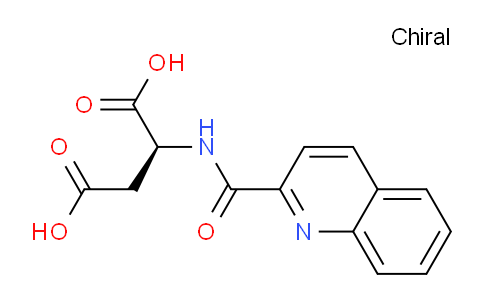 CAS No. 168172-61-0, (S)-2-(Quinoline-2-carboxamido)succinic acid