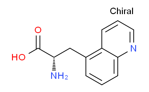 CAS No. 1270137-37-5, (S)-2-Amino-3-(quinolin-5-yl)propanoic acid