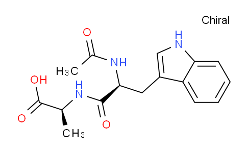 CAS No. 110998-92-0, (S)-2-((S)-2-Acetamido-3-(1H-indol-3-yl)propanamido)propanoic acid
