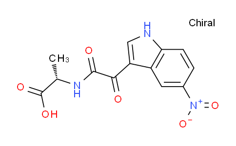 CAS No. 94732-53-3, (S)-2-(2-(5-Nitro-1H-indol-3-yl)-2-oxoacetamido)propanoic acid