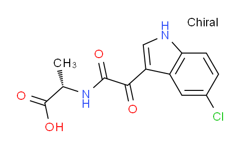 CAS No. 94732-44-2, (S)-2-(2-(5-Chloro-1H-indol-3-yl)-2-oxoacetamido)propanoic acid