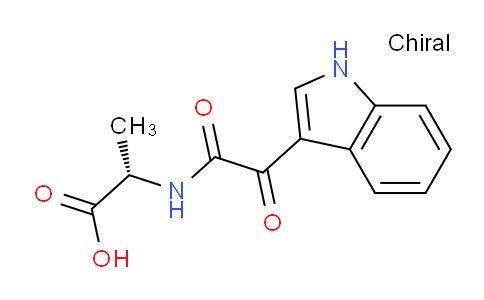 CAS No. 94732-38-4, (S)-2-(2-(1H-Indol-3-yl)-2-oxoacetamido)propanoic acid