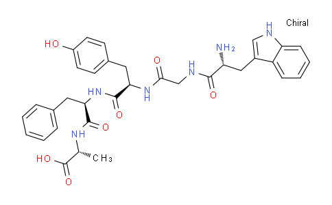CAS No. 644997-54-6, (2R,5R,8R,14R)-14-Amino-5-benzyl-8-(4-hydroxybenzyl)-15-(1H-indol-3-yl)-2-methyl-4,7,10,13-tetraoxo-3,6,9,12-tetraazapentadecan-1-oic acid