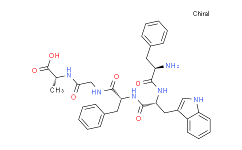 CAS No. 644997-39-7, (2R,8R,11R,14R)-11-((1H-Indol-3-yl)methyl)-14-amino-8-benzyl-2-methyl-4,7,10,13-tetraoxo-15-phenyl-3,6,9,12-tetraazapentadecan-1-oic acid