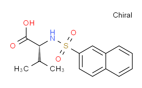 CAS No. 182227-17-4, (R)-3-Methyl-2-(naphthalene-2-sulfonamido)butanoic acid