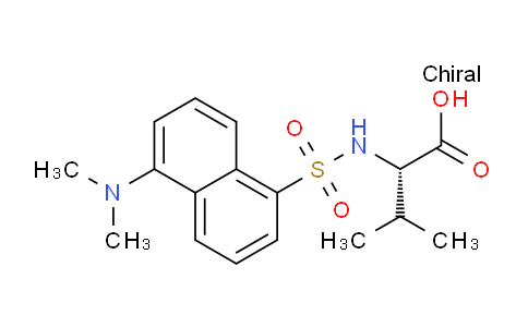 CAS No. 1098-50-6, (S)-2-(5-(Dimethylamino)naphthalene-1-sulfonamido)-3-methylbutanoic acid