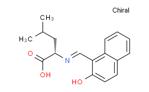 CAS No. 13173-98-3, (S)-2-(((2-Hydroxynaphthalen-1-yl)methylene)amino)-4-methylpentanoic acid