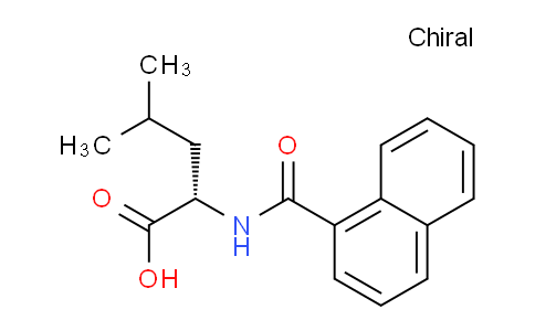 CAS No. 215301-32-9, (S)-2-(1-Naphthamido)-4-methylpentanoic acid