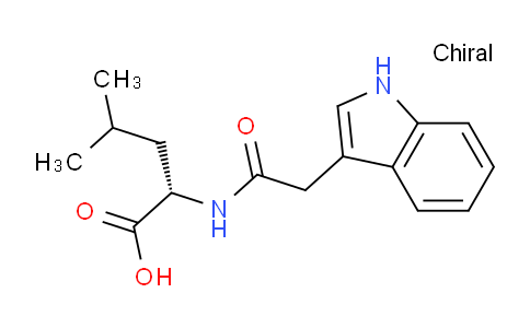 CAS No. 36838-63-8, (S)-2-(2-(1H-Indol-3-yl)acetamido)-4-methylpentanoic acid