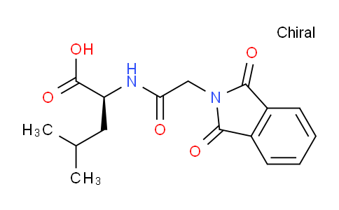 CAS No. 6707-71-7, (S)-2-(2-(1,3-Dioxoisoindolin-2-yl)acetamido)-4-methylpentanoic acid