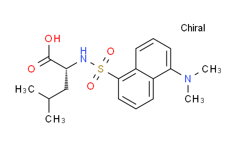 CAS No. 99388-22-4, (R)-2-(5-(Dimethylamino)naphthalene-1-sulfonamido)-4-methylpentanoic acid