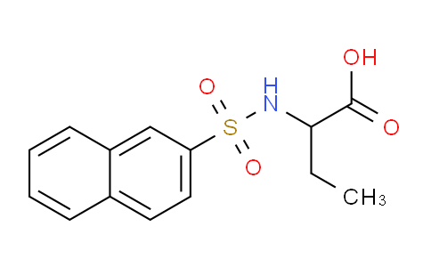 CAS No. 145730-98-9, 2-(Naphthalene-2-sulfonamido)butanoic acid