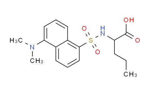 CAS No. 77426-57-4, 2-(5-(Dimethylamino)naphthalene-1-sulfonamido)pentanoic acid