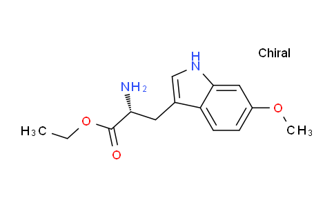 CAS No. 355840-03-8, (R)-Ethyl 2-amino-3-(6-methoxy-1H-indol-3-yl)propanoate
