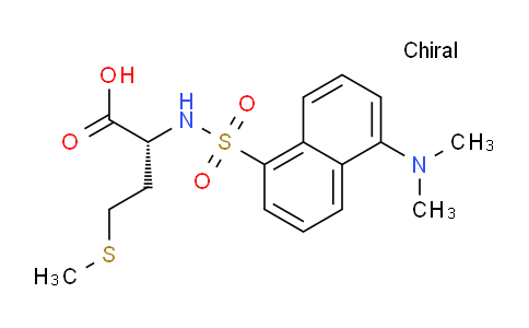 CAS No. 77481-10-8, (R)-2-(5-(Dimethylamino)naphthalene-1-sulfonamido)-4-(methylthio)butanoic acid