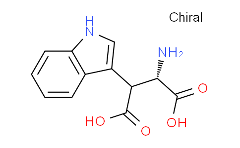 CAS No. 83994-98-3, (2S)-2-Amino-3-(1H-indol-3-yl)succinic acid