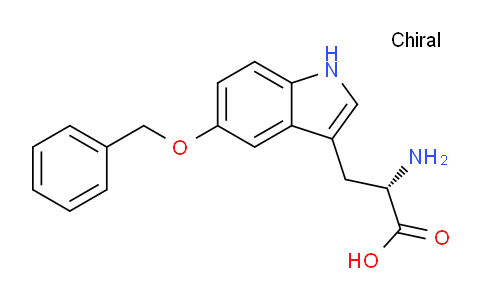 CAS No. 1956-25-8, (S)-2-Amino-3-(5-(benzyloxy)-1H-indol-3-yl)propanoic acid