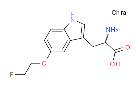 CAS No. 1215091-03-4, (S)-2-Amino-3-(5-(2-fluoroethoxy)-1H-indol-3-yl)propanoic acid